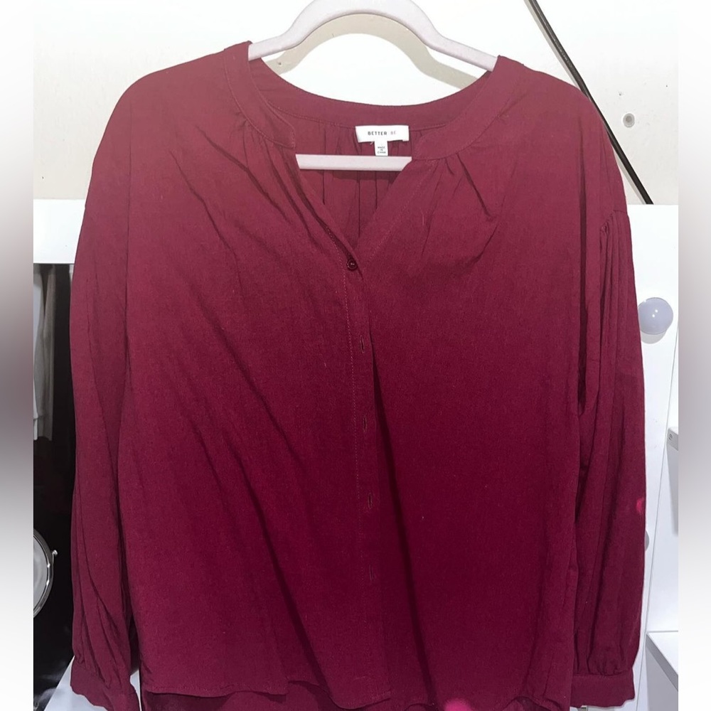 Oversized button up shirt